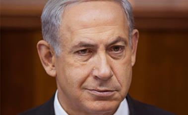 Binyamin Netanyahu attends the weekly cabinet meeting in Jerusalem, November 3, 2013. 