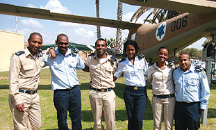 Ethiopian born IAF officers
