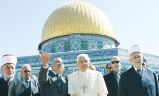 pope at temple mount