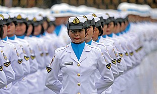 Women sailors in Indonesia