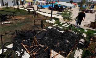 Gaza water park burned down after shut down by Hamas