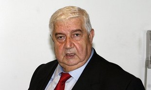 Syria Foreign Minister Walid Moallem