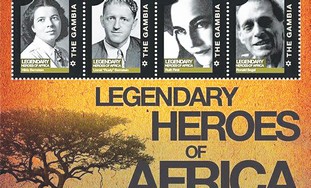 African stamps honoring Apartheid fighting Jews