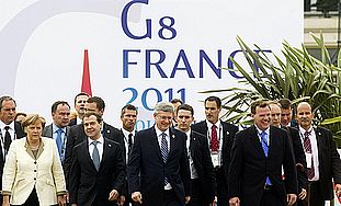 World leaders at G8 summit