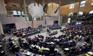The German Bundestag in Berlin