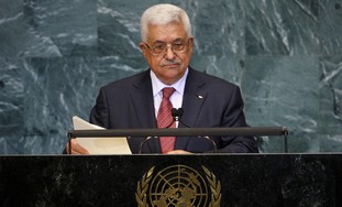 PA President Mahmoud Abbas at the United Nations