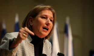 Opposition leader Tzipi Livni