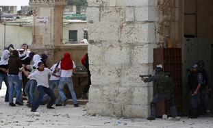 Clashes on Temple Mount (in 2010)