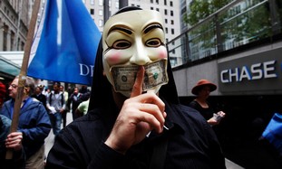 Occupy Wall Street protester
