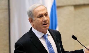 Prime Minister Binyamin Netanyahu in the Knesset