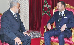 ABDELILAH BENKIRANE meets King Mohammed VI 
