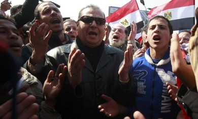 Egyptians protest after Port Said massacre