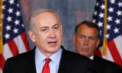  Binyamin Netanyahu with Speaker John Boehner.