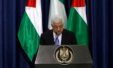PA President Mahmoud Abbas in Ramallah