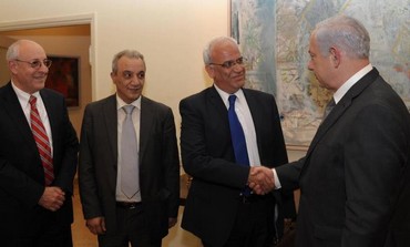 Netanyahu meets with Erekat