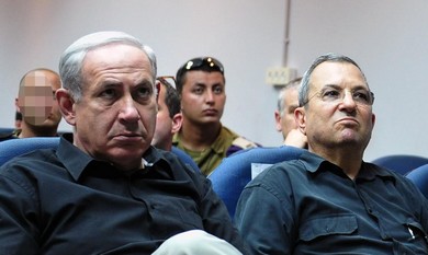 Prime Minister Netanyahu, Defense Minister Barak.