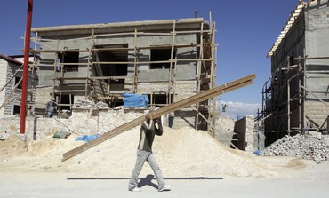 Palestinian construction worker