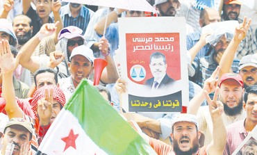 Muslim Brotherhood supporters in Cairo