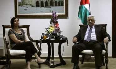 Abbas de la Autoridad Palestina acoge líder de Meretz Gal-On en Ramallah