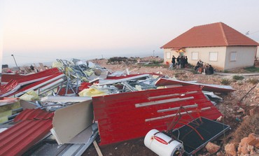 Demolition of houses in Migron 2011