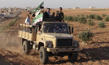 Free Syria Army fighters in Saraqeb [file photo]