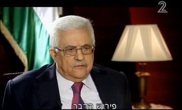 PA President Mahmoud Abbas on Channel 2