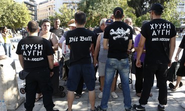 Golden Dawn supporters in Athens [file photo]
