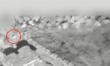 IDF real time footage of bomb target 