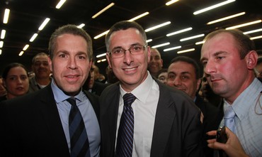 Gilad Erdan and Gideon Sa'ar 