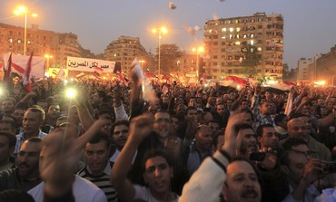 Anti Morsi protests in Tahrir Square Nov 27.
