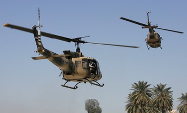 Iraqi Air Force Huey II helicopters [illustrative] - Photo: REUTERS/Erik de Castro