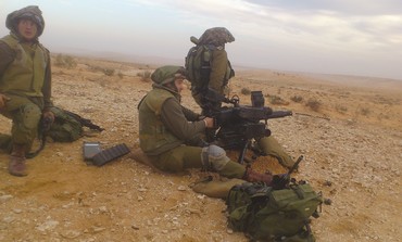 IDF soldiers during a Ground Forces exercise, January 2013.