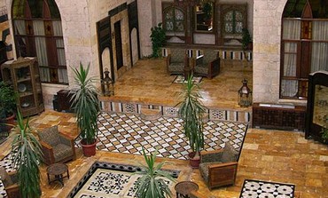 Dar Zamaria mansion, nowadays a hotel in Aleppo.