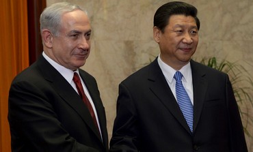 Prime Minister Binyamin Netanyahu with Chinese President Xi Jinping, May 9, 2013.