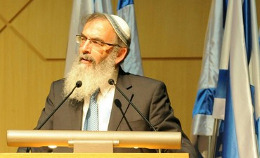 Rabbi David Stav at the Knesset