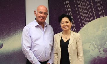Minister Peri  and Chinese Ambassador Gao Yanping.