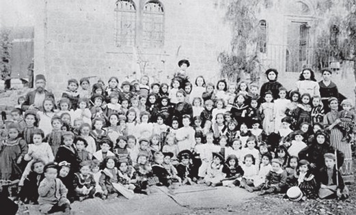 THE FIRST Hebrew Kindergarten, established by B’nai B’rith Jerusalem Lodge. (