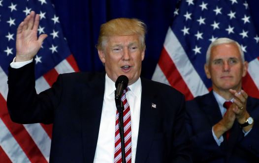 Republican presidential candidate Donald Trump speaks at a post Republican Convention campaign event