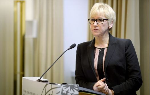 Swedish Foreign Minister Margot Wallstrom