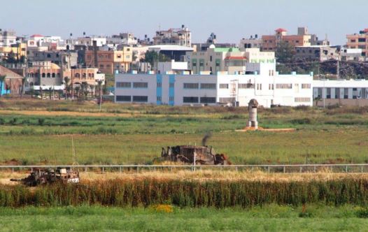 An explosive device was detonated against IDF forces along the Gaza border