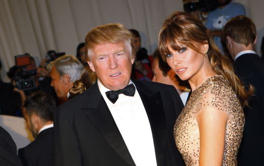 GOP presidential candidate Donald Trump and his wife, Melania