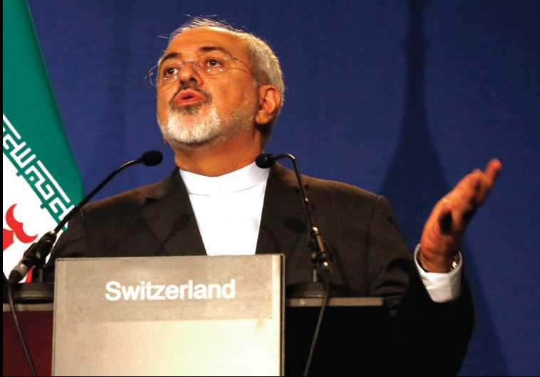 Mohammad Javad Zarif in Lausanne