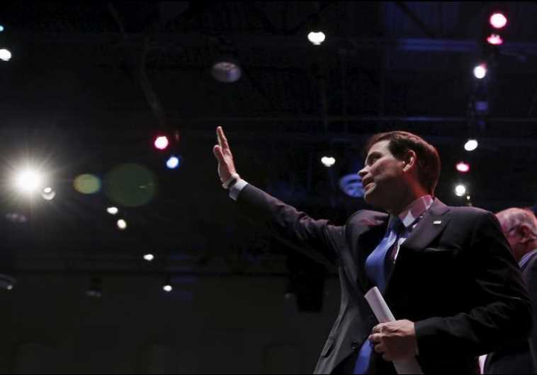 US presidential candidate and Republican senator of Florida Marco Rubio