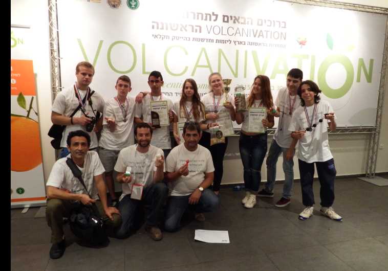 The winning team from Ayanot Youth Village