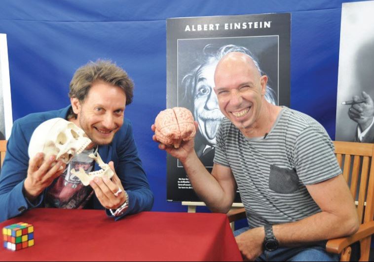A MAIN EVENT of the evening is the ‘brain experiment’ 