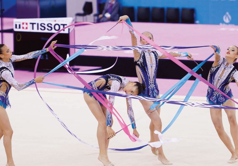 Israel’s national rhythmic gymnastics team 