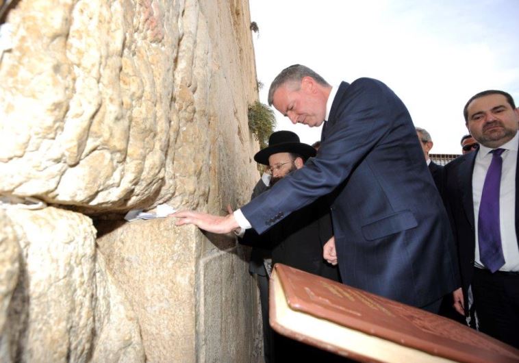 Bill de Blasio Israel
