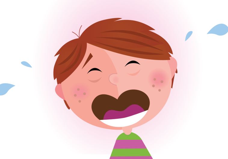 A child crying