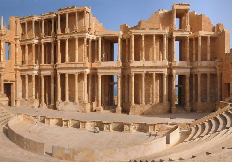 Theatre in the Roman city of Sabratha in Libya
