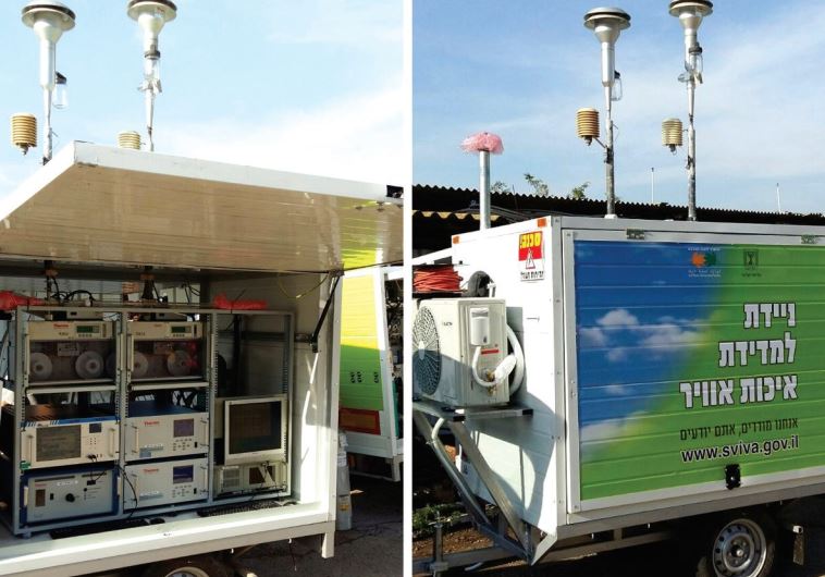 A MOBILE air-quality testing trailer is deployed by the Environmental Protection Ministry